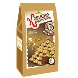 Корисна Кондитерська. Печенье кокос 300г(9865060023472)