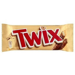 Twix. Батончик с печеньем и карамелью в молочном шоколаде 50гр (5000159459259)