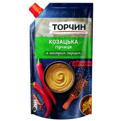 Торчин. Горчица продукт Козацкая 130г (4820001314342)