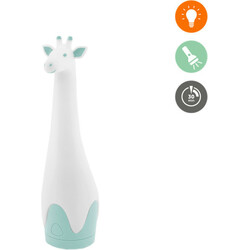 Zazu. Ночник-фонарик "Жираф Джина" с авто отключением 2в1 Синий (ZA-GINA-02)
