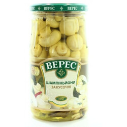 Верес. Грибы закусочные маринованные 730гр(9865060030289)