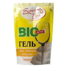 Economy Line. Гель для мытья посуды  лимон д/п  450г  (4820020264963)