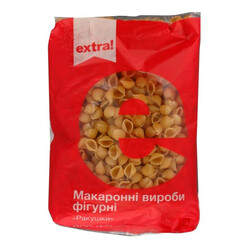 Extra! Вироби макаронні Extra! Черепашки 900г(4823096401799)