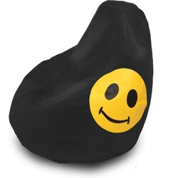 Tia-sport. Кресло груша Оксфорд Смайл черная (sm-0620)