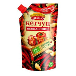 Щедро. Кетчуп Шашликовий д/п 300г(64820002192859)