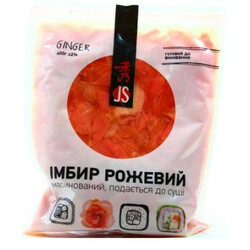 JS. Імбир маринований рожевий 400г(4901177020944)
