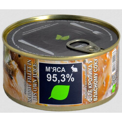 Zdorovo. Кролик филе в собственном соку 325 гр(4820083200083)