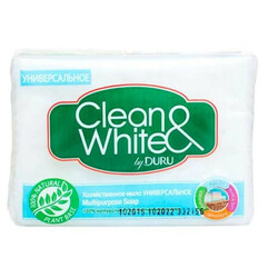 Duru. Мыло хозяйственное Clean White универсальное 125г (8690506473600)