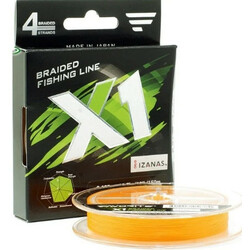 Favorite. Шнур X1 PE 4x 150m(orange) 1.0/0.165mm 19lb/8.7kg(1693.11.20)