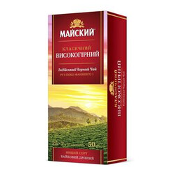 Майский чай. Чай черный Майский чай Отборный высокогорный 25*2г/уп(4820018737592)