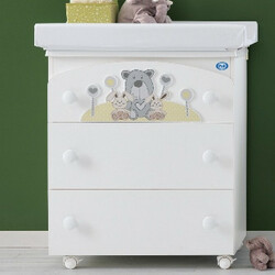 Pali. Пеленальный комод Pali Joy белый/цветной (8095236)