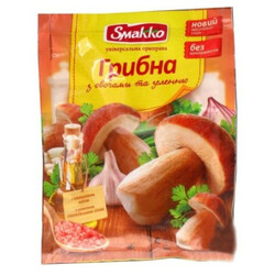 Smakko. Приправа грибная с овощами и зеленью универсальная 80 гр (4820039294876)