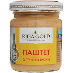 Riga Gold. Паштет из печени трески 95 гр(4751001584506)