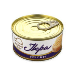 Водний світ. Ікра тріски 120 г(4820088412801)