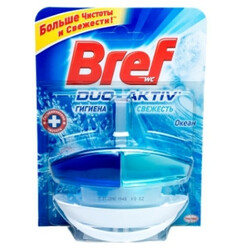 Bref. Блок туалетный Duo Active Океан гелевый с корзинкой 50г (9000100969178)