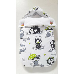 Viall. Детский зимний конверт "Joy" совы с зонтами (8993)