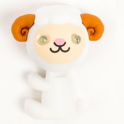 Zoonimal. Блималка для дитячого велосипеда Овечка, LED, на підсідел. Світіння: Червоний (2124430107196