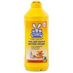Ушастый нянь. Гель для детской посуды с экстрактом ромашки и алоэ, 500 мл. (413037)