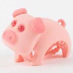 Zoonimal. Ліхтарик-блималка для дитячого велосипеда Свинка, LED, на кермо. Світіння: Білий (21244301070