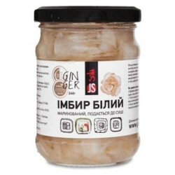 JS. Імбир маринований білий 240г(4901177022016)