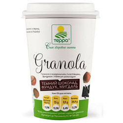 Терра. Гранолас миндальными хлопьями, фундуком и темным шоколадом 50гр(4820015735683)
