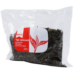 Extra!  Чай зелений Extra! китайський байховий крупнолистий 200г(4824034023905)