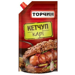 Торчин. Кетчуп каррі пастеризований 250г(97613036351754)