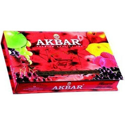 Akbar. Чай чорний Akbar Fruit Fiesta 80*2г(5014176001537)