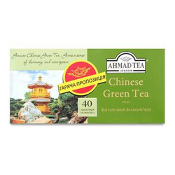 Ahmad tea. Чай зелений Ahmad tea Китайський 40 * 1,8 г(0054881115841)