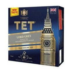 ТЕТ. Чай черный Лорд Грей аромат бергамота байховый ТЕТ 40 х 2 гр(5060207697590)