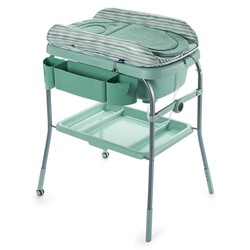 Chicco. Пеленальный столик с ванночкой "Cuddle & Bubble"  (79348)