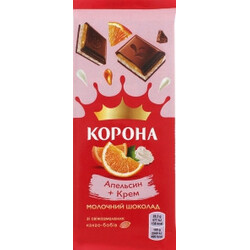Корона. Шоколад апельсин крем 85 гр (7622210973856)
