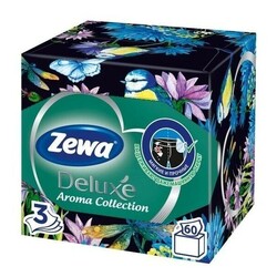Zewa. Салфетки бумажные с ароматом 3-х слойные Deluxe Aroma  - 60 шт (7322541084695) -  в ассорт