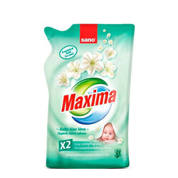 Sano. Ополаскиватель для белья Sano Maxima Baby Aloe Vera 1 л сменная упаковка (990214)
