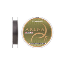 Favorite.  Шнур Arena PE 100m (silver gray) №0.175/0.071mm 3.5lb/1.4kg (1693.10.92)