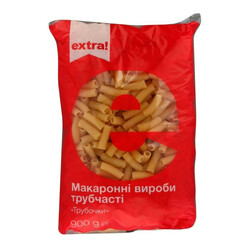 Extra! Вироби макаронні Extra!  Трубочки 900 г(4823096401836)