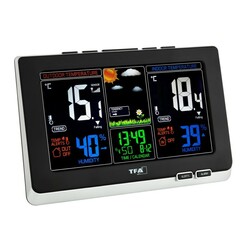 TFA. Метеостанция Spring цветной ЖК-дисплей 210x26x140 мм (35112901)
