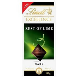 Lindt. Шоколад темный с цедрой лайма  100 гр(73046920017540)