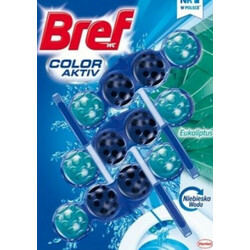 Bref. Блок туалетный Колор Актив Эвкалипт 3*50г (9000101352986)