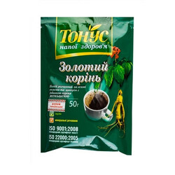 Золотий корінь. Напій Тонус женьшень  50 г(4820017292818)