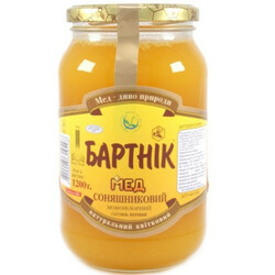 Бартнік. Мед подсолнух натуральный 1.2кг(4820025310498)