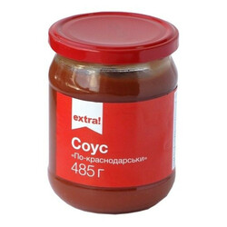 Extra! Соус по-краснодарски пастеризованный 485г(4824034015559)
