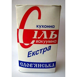 Слов'янська. Соль ССК Слов'янська Экстра кухонная 1 кг(4820163940106)
