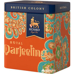 Richard. Чай черный  Richard Royal Darjeeling ж/б 50 г (4823063700665)