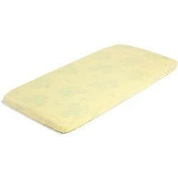 ЭКО ПУПС. Детский непромокаемый наматрасник Чехол Premium , р. 65х125х12 см (Желтый) арт. ПНАМЧ12565