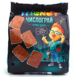 Friendy. Печенье Числограй сдобное 100 гр (4820167919634~)