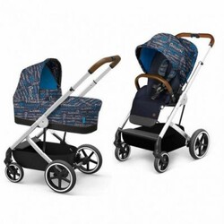 Cybex. Коляска Balios S 2в1 / Trust blue(з бампером) (4058511466118)