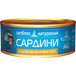 Baltijas. Сардина атлантическая №3 230гр (4820062444200)