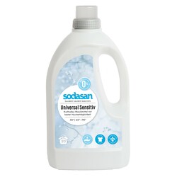 Sodasan. Органическое жидкое средство для стирки Universal Sensitiv Bright&White 1.5 л (015714)