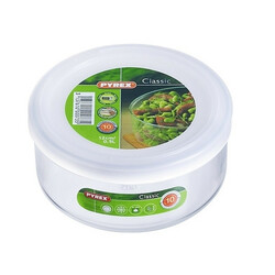 PYREX. Форма кругла з кришкою PYREX COOK&STORE, 12 см, боросиликатное скло(3137610000735)